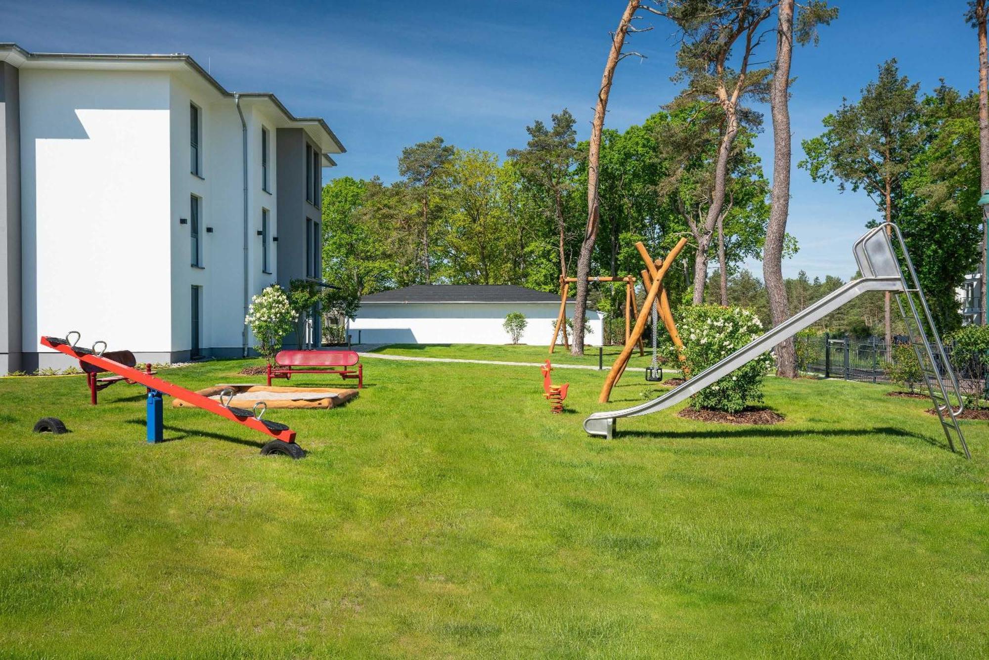 Terrassenwohnung "Kliffgarten" - Oase Am Haff Garz  Esterno foto
